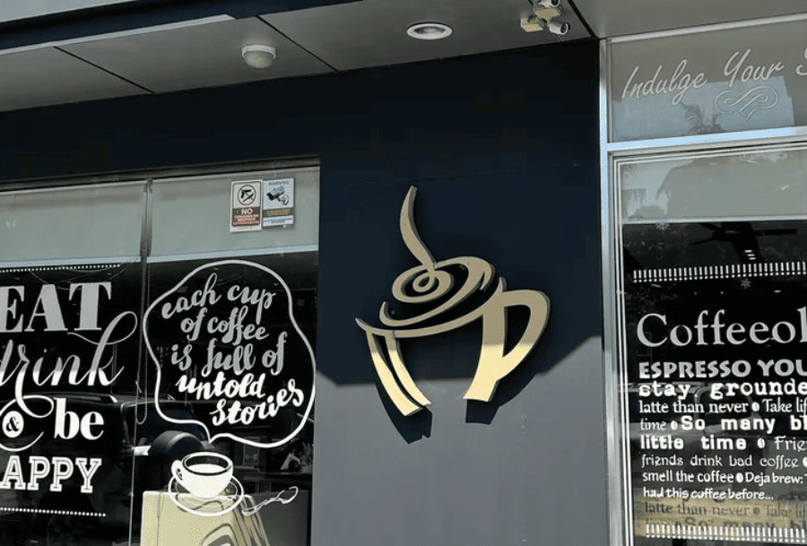 restaurants sign board