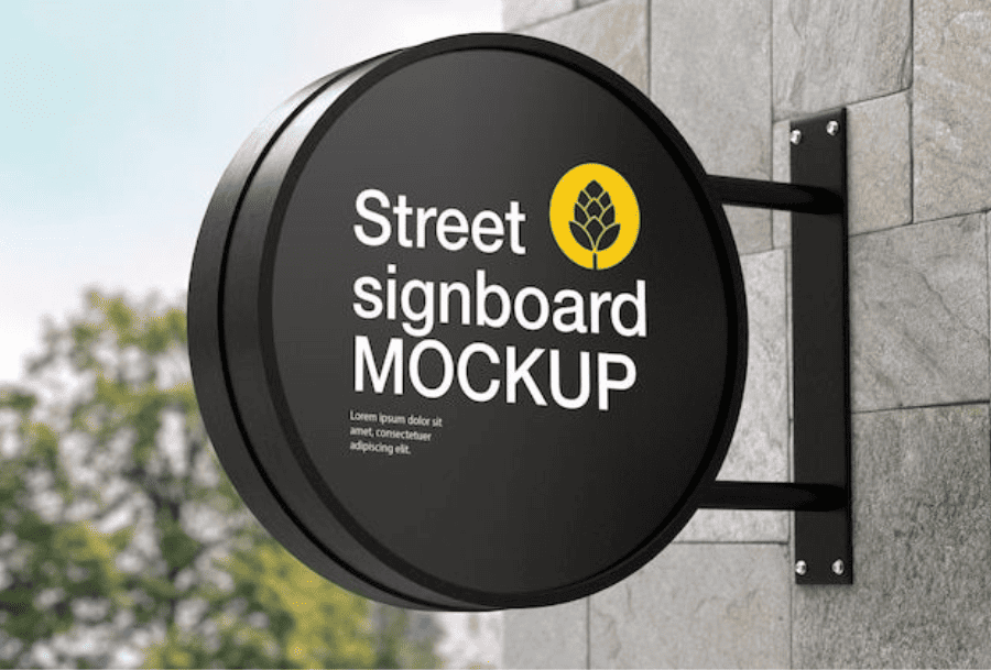 shop signboard Dubai
